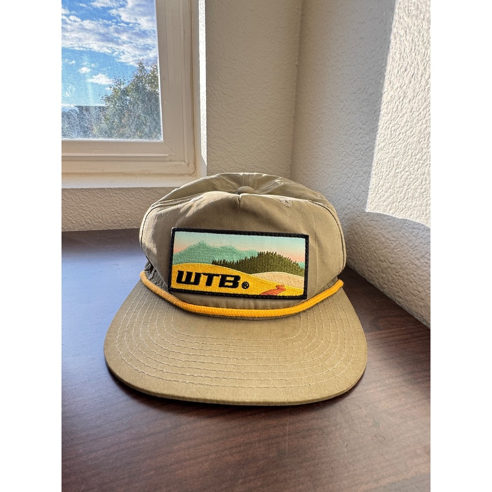 Tommy Breeze WTB Wilderness Trail Bikes Rope Hat Snapback Green Mountain Patch